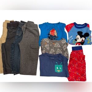 Bundle Of 9 Pieces Toddler Boys Clothes  Size 18 Months